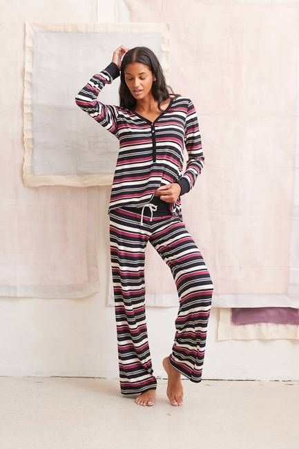 Henley Top + Pajama Pant