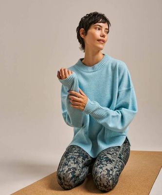 Strickpullover mit Rundhalsausschnitt