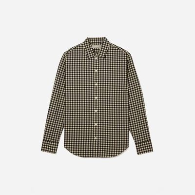 The Must-Have Shirt in Silky Cotton | Black / Canvas Gingham