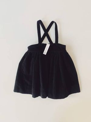 Enola Pinafore, OverDye Black