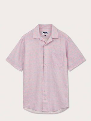 Men's Sea Scallops Arawak Linen Shirt