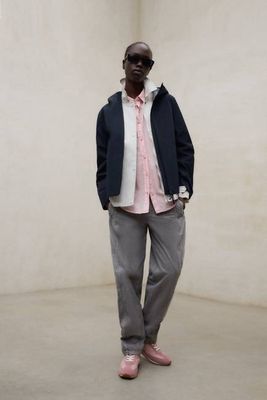 NAVY BLUE VENIS JACKET