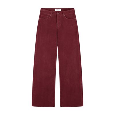 Harper Loose Flare Corduroy Bordeaux