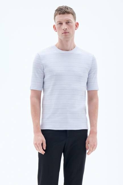 Striped Rib Tee