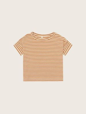 Copper Stripes Boxy T-Shirt