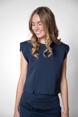 Interlock Top Navy