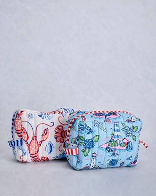 Lobster Landing & Lighthouse Keeper - Quilted Pouch Bundle - Multi