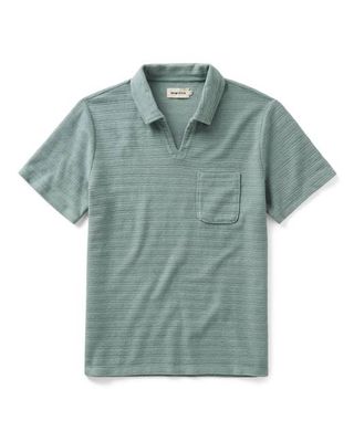 The Meridian Polo in Faded Pine
