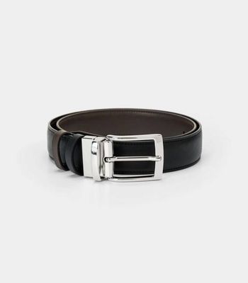 Reversible Vegan Belt - Black & Brown