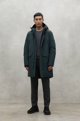DARK GREEN ICEBERG COAT