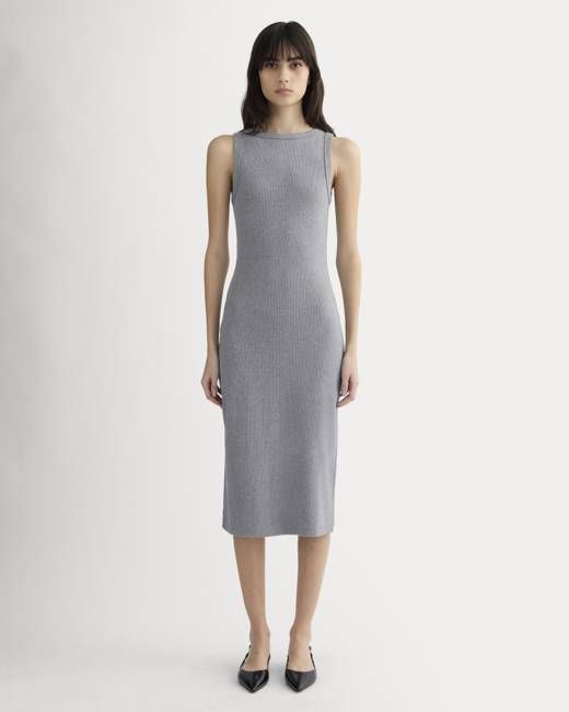 The Selfie Tank Dress | Mid Heather Grey