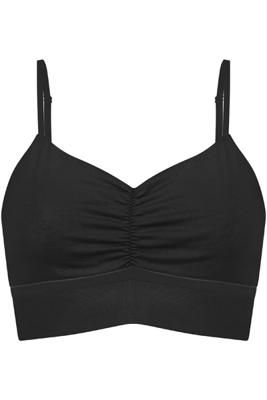 Bio Bustier Yoga schwarz -