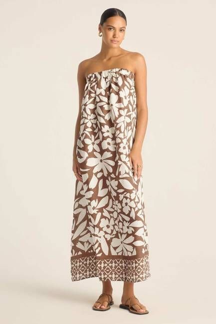 Soliel Dress - Desert Flower EcoLinen