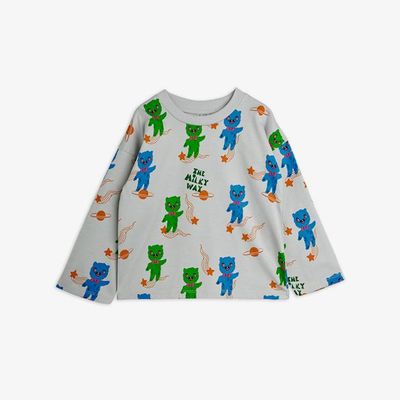 Langarmshirt mit Aliens-Print