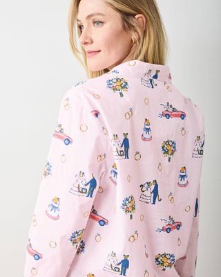 Happily Ever After - Petite Long PJ Set - Blush