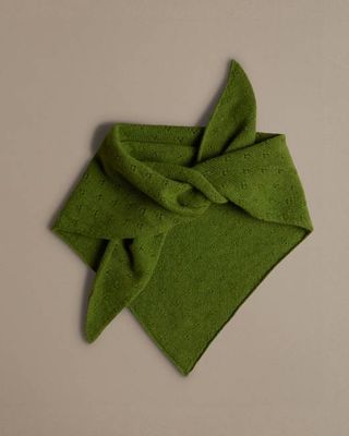 Pointelle Neckerchief | Matcha