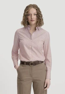 Regular striped blouse made of pure organic cotton