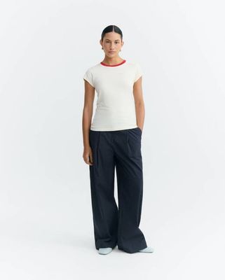 Selma slim raw t-shirt