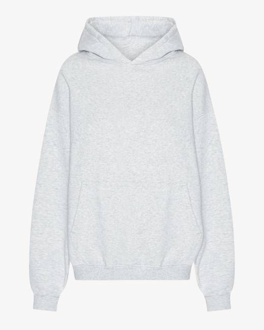 Organic Oversized Hood - Snow Melange