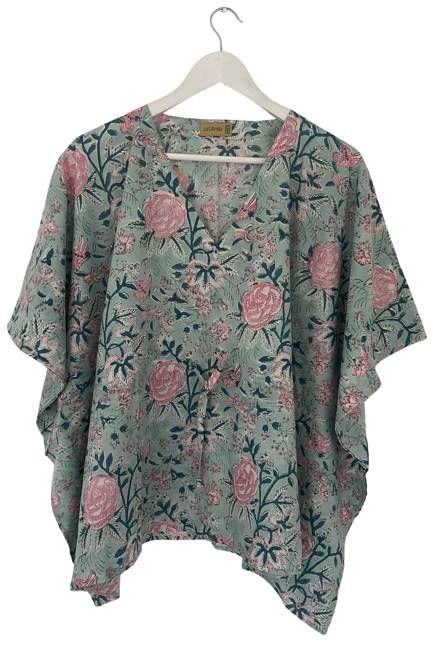 NEW! Block Print Kaftan Top No. 87