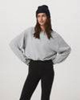 Sedona Bubble Crew | Women's Light Heather Grey Crewneck | Vuori