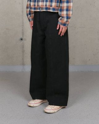 Document Pants - Black Slub