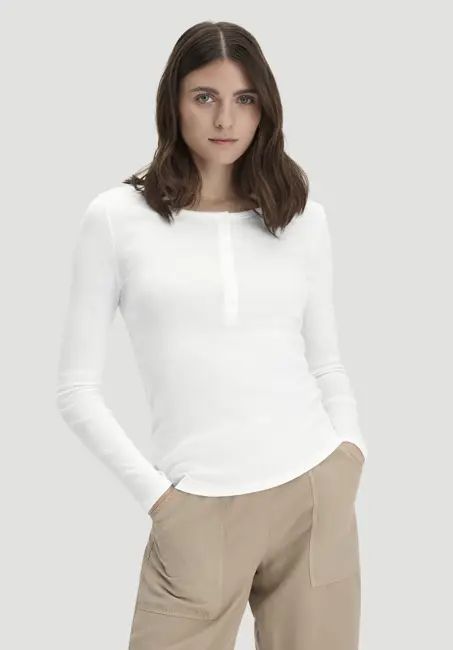Softrib longsleeve Henley fitted made from organic cotton and Tencel™ Modal
