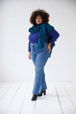 Wool Scarf ACCENT Teal