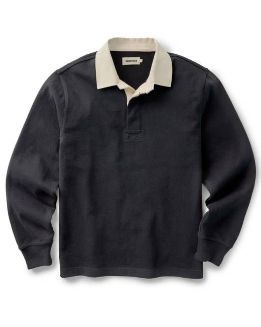 The Rugby Shirt in Coal