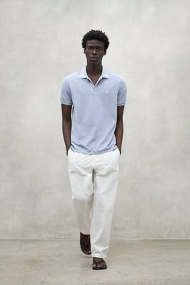 LIGHT BLUE TEDAN PIQUÉ POLO SHIRT