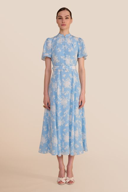 Ahana Rose Short Sleeve Dress