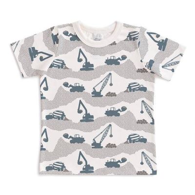 Short Sleeve Tee - Construction Slate Blue & Grey