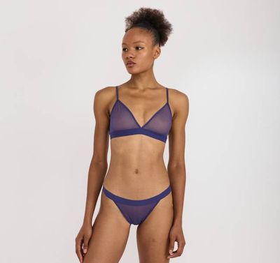 Mesh Triangle Bralette