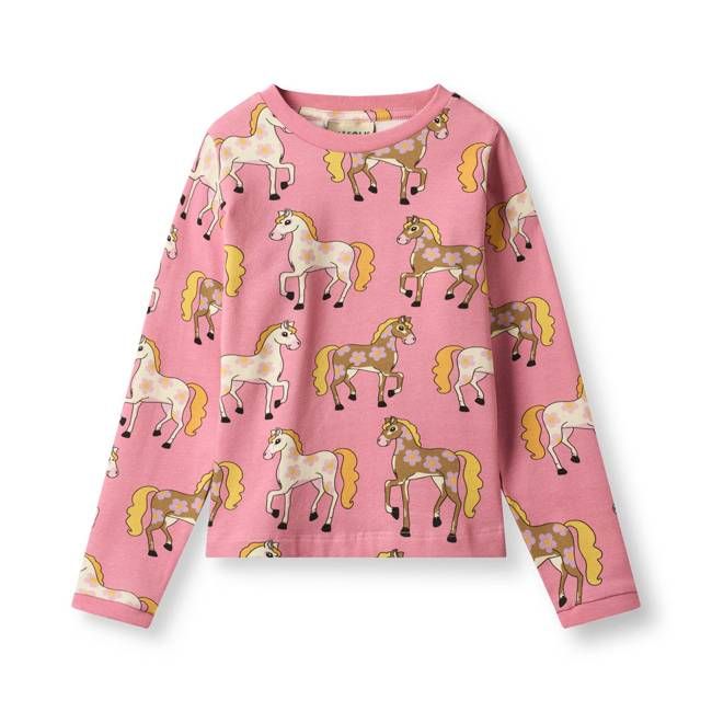 Elstar long-sleeved top with horses