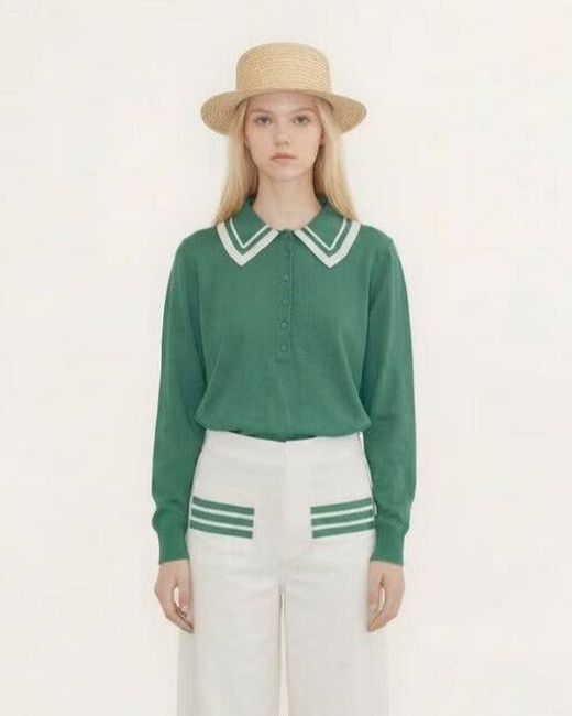 Tiny Big Sister Frank Polo Sweater