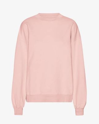 Organic Oversized Crew - Faded Pink