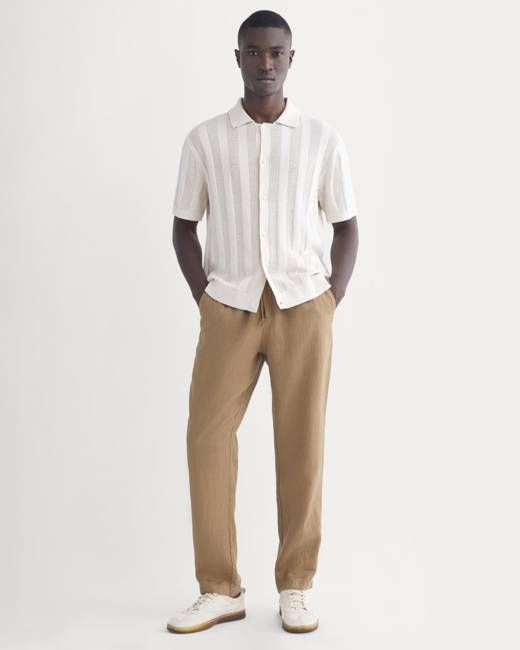 The Linen Easy Pant | Toasted Coconut