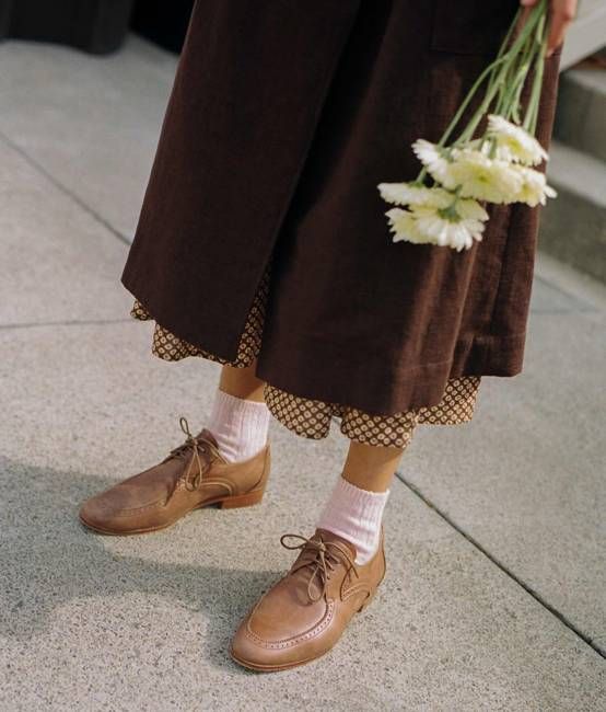 The Agnes Oxford | Saddle Leather