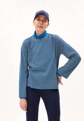 MARYNAA MINI STRIPE| warme blau-helle Moltebeere