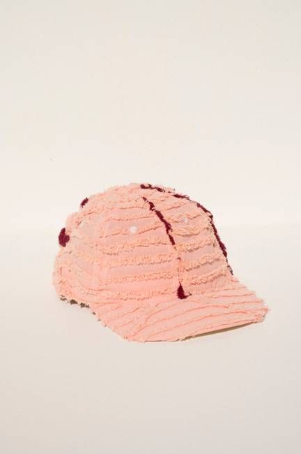 Ball Cap - Pink Chenille #6