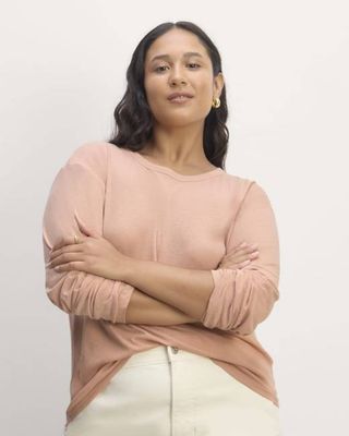 The Air Long-Sleeve Tee | Blush Pink