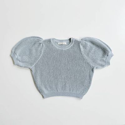 Mimi Knit Top, Azul, Size 6