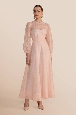 Sonia Blush Lace Dress