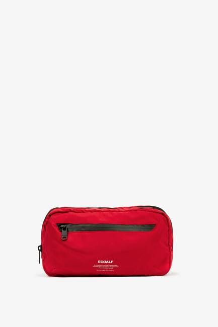 RED OSLO TOILETRY BAG
