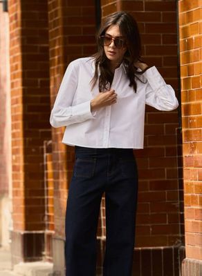 Corey Organic Cotton Cropped Shirt