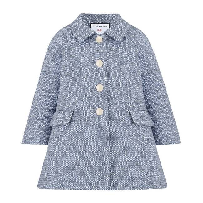 [Re:Coat] Islington Girls Coat - Porcelain Blue (2-3Y, 4-5Y)