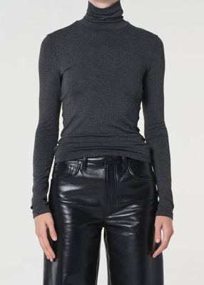 Pascale Turtleneck in Charcoal Heather