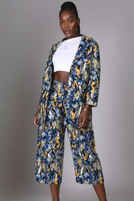 Patuma Wide Leg Culotte in Sunset Sky