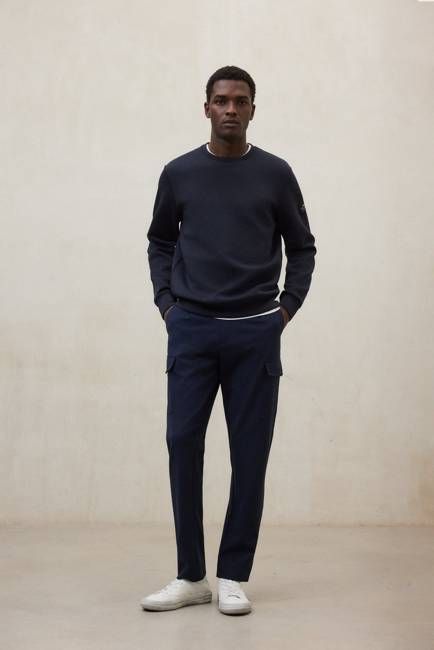 NAVY BLUE ARLES HOODIE