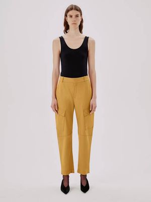 Curved Cargo Pant | Goldenrod